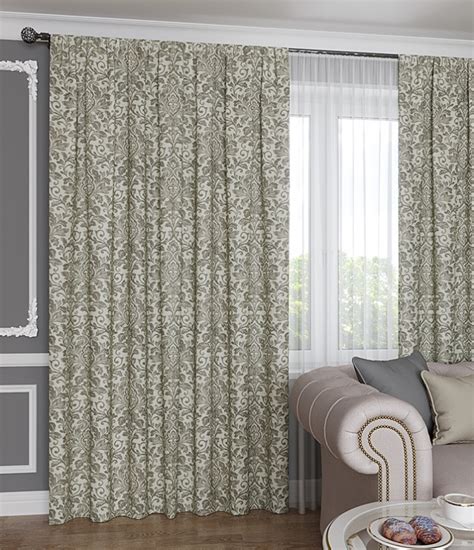 Портьера ДЮНА 150х260 Серый ГП