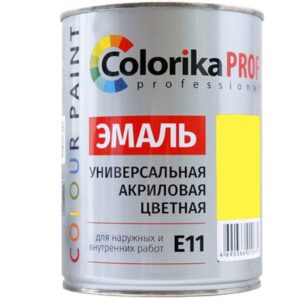 Эмаль "Colorika Prof"акриловая универсальная салатовая 0