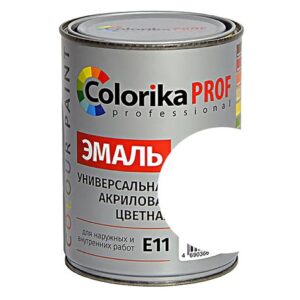 Эмаль "Colorika Prof"акриловая универсальная белая 0