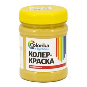 Колер-краска "Colorika Aqua"охра желтая 0
