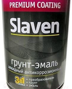 Грунт -эмаль "Slaven" быстро сохн.антикор хвойная зелень 3