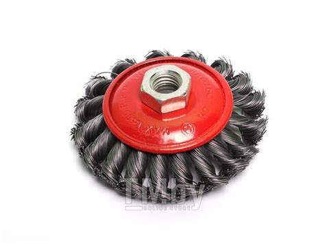 Щетка дисковая косич. 125мм/М14 ВОЛАТ 81060125