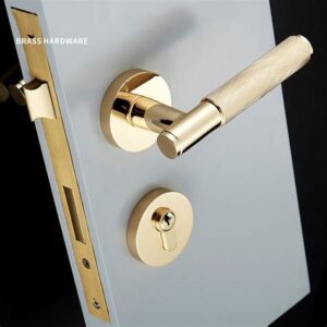 Ручка дверная AL99 А AL(золото/золото) 16165