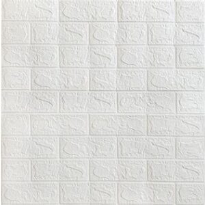 Панель вспенен ПЭТ ГРЕЙС 700х770 Кирпич белый 73482