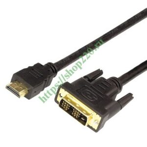 Шнур HDMI-DVI gold