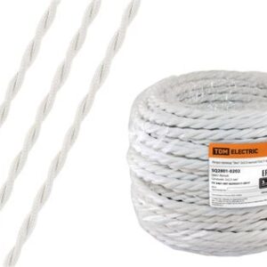 Провод Ретро "Эко"черный  2х2