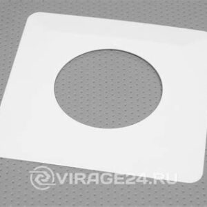 Одноместная защит.рамка д/выкл. или розеток д/защиты обоев 130х130 (прозрач.)