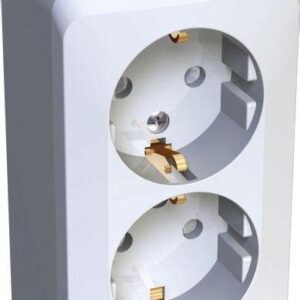 Розетка 2-м ОП 16А IP20 250B 2х 2Р сл.кость б/заземл.б/защ.шторок  Leg 782261