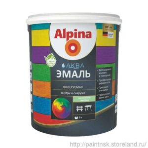 Эмаль ALPINA  AQUA акрил д/окон и дверей глянц 0