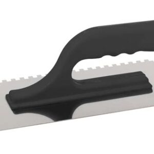 Кельма зубчатая 6х6 270х130мм нерж. сталь пласт. ручка 302042