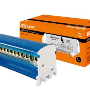 Шина N нулевая  на DIN-рейку в корпусе 2х15групп TDM 8010008