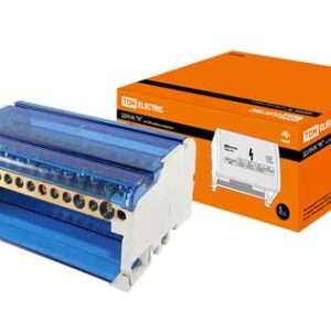 Шина N нулевая  на DIN-рейку в корпусе 4х11групп TDM 08010010