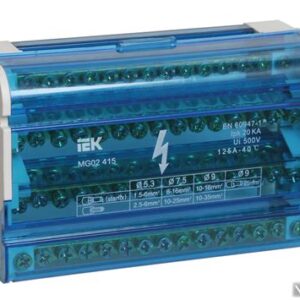 Шина N нулевая  на DIN-рейку в корпусе 4х15групп TDM 8010011