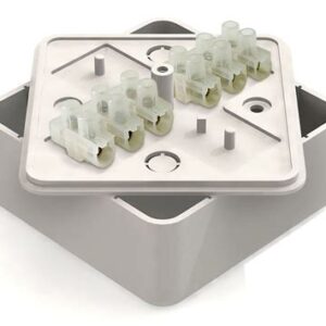 Коробка распаячная КР 100х100х29 ОП бук IP40