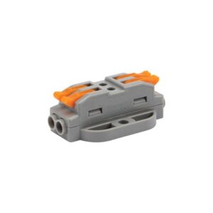 Клемма соед.многоразовая проходная 2полюсная с креплением на DIN-рейку