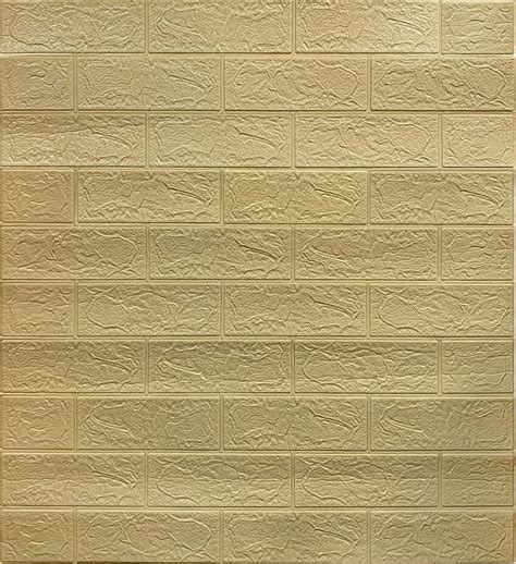 Панель вспенен ПЭТ ГРЕЙС 700х770 Кирпич песочный 73549