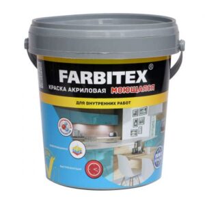 Краска акриловая  моющаяся МОККЕ 1 кг.