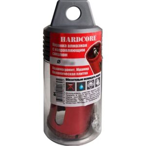 Коронка алмаз. по керамограниту и мрамору с напр.сверлом 38мм "Hardcore" 154035
