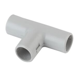 Тройник  соединит. д/трубы 25мм серый 28-0225-1
