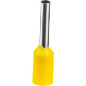 Наконечник штыревой втулочный изолированный (НШВИ 8мм)1мм желтый REXANT 08-0813