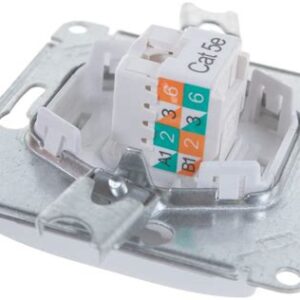 Механизм розетки 1-кл. СП GLOSSA RJ45 бел. SchE GSL000181K 275166