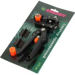 Секатор прививочный 215мм  сменные ножи GRANDY 402514