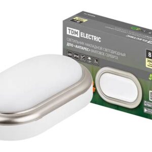 Светильник накладной LED ДПО "Антарес" 8Вт 168*100*58мм. мат. серебро TDM 354-0017