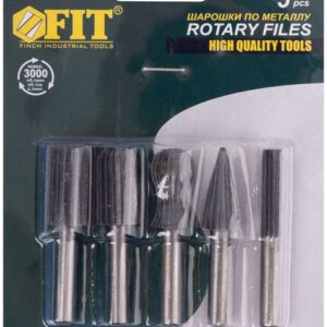 Шарошки по металлу HSS сталь Профи(5шт)  6476