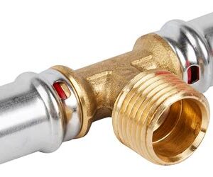 Тройник Stout d16х1/2"