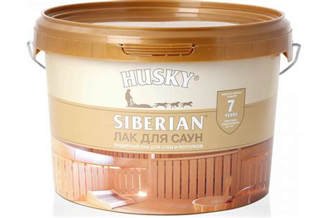 Лак для саун HUSKY SIBERIAN 2.5л 13545 DEKART 26242