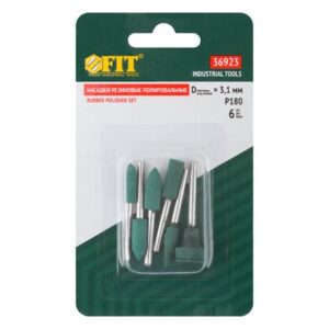 Насадки резиновые полировальные мелкой зерн. набор 6шт. 36923