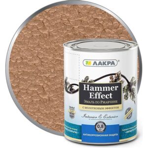 Грунт-эмаль с молотковым эффектом медь 0