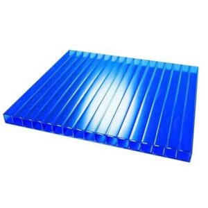 Сотовый поликарбонат (синий) 6х2100х6000