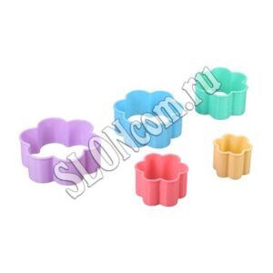 Формочки д/печенья "Цветочек" (5шт) 17258