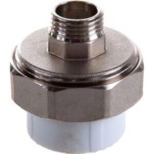 Муфта комб. разъем. с/вн.резьбой 32х1/2" белая 551360