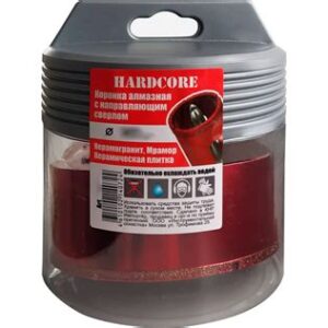 Коронка  алмаз. по керамограниту и мрамору с напр.сверлом 125мм "Hardcore" 154125