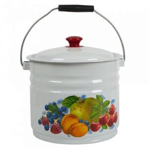 Ведро эмалир. 10л с крышкой 41204-222/6-У2 343988