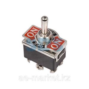 Тумблер 250V 15A(6c) ON-OFF-ON двухполюсный (KN-203) 364132