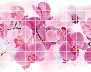 Панель ПВХ Мозаика Орхидея Розея 955х480мм 46323