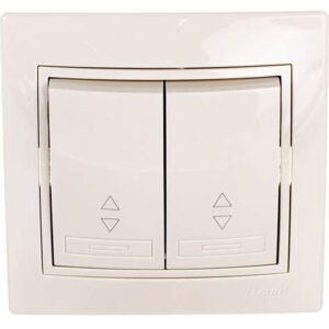 Выкл.проход.2-кл.СП Мира крем Lezard 701-0303-106