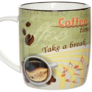 Кружка 340мл керамика (в ассорт.)