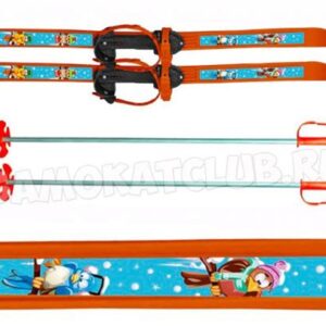 Лыжи дет. "ВИРАЖ-СПОРТ " с палками 100/100см (в ассорт.) 7187571