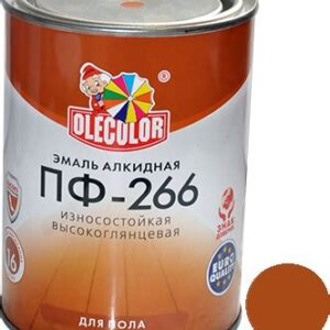 Эмаль ПФ-266 "Colorika" желто-коричневая 2