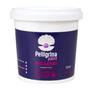 Краска акрил. фасадная белоснежная 1