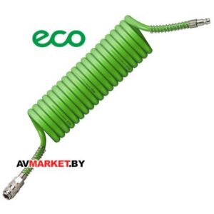 Шланг п/э спиральный ф 8/12мм с быстросъемн. соединение 15м ЕСО 1580