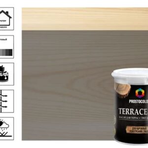 Масло для террас PROSTOCOLOR  ГРАФИТ  0