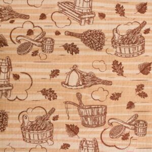 Простыня д/бани "Банька" 145х180см 1346678