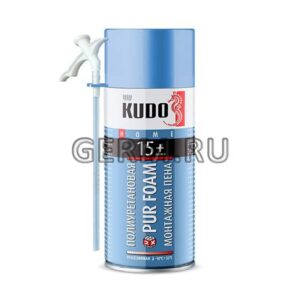 Пена монтажная " HOMЕ 15+" всесезонная 520мл  KUDO 204089 21411