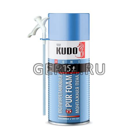 Пена монтажная " HOMЕ 15+" всесезонная 520мл KUDO 204089 21411