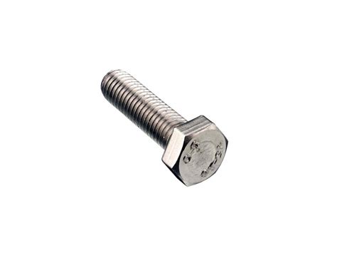 Болт 10х30 шестигр/гол. полная резьба DIN 933(нерж.)